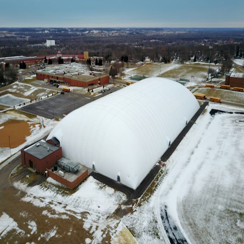 Cutting-Edge Dome For Hockey And Ice Skating With All-Season Capability