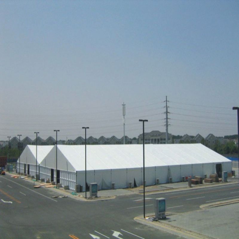 Large Portable Structure Pvc Fabric And Steel Frames Industrial Warehouse Tent